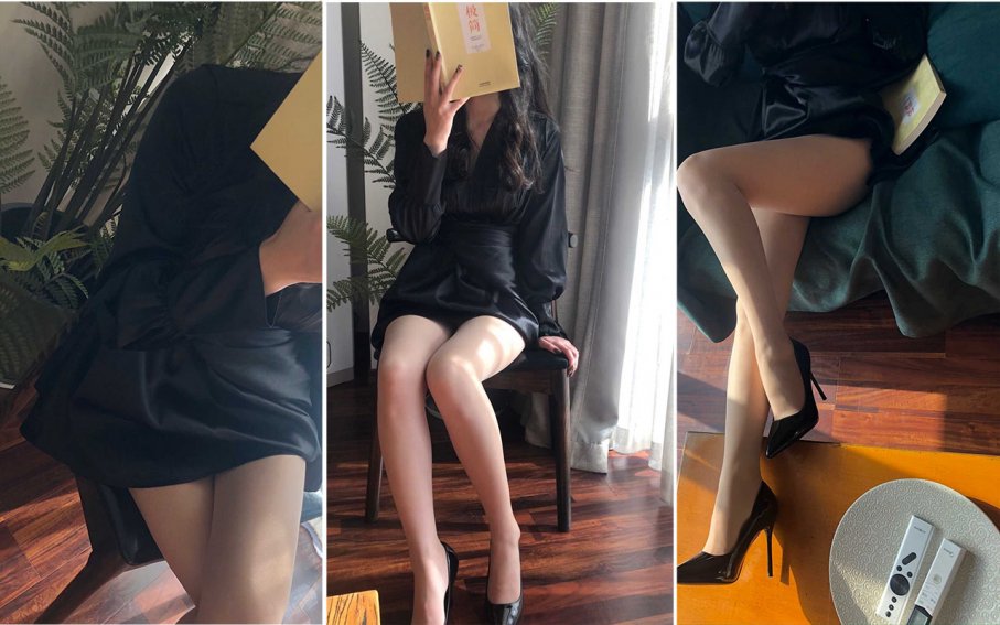 【重庆脚模】师范系美女展示透明丝袜和裸足39p